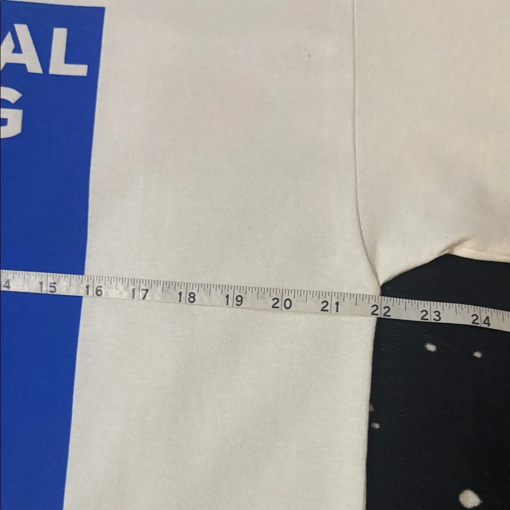Champion Cream T-Shirt with Blue "Nacional Trading Co." Graphic - Picture 8 of 13